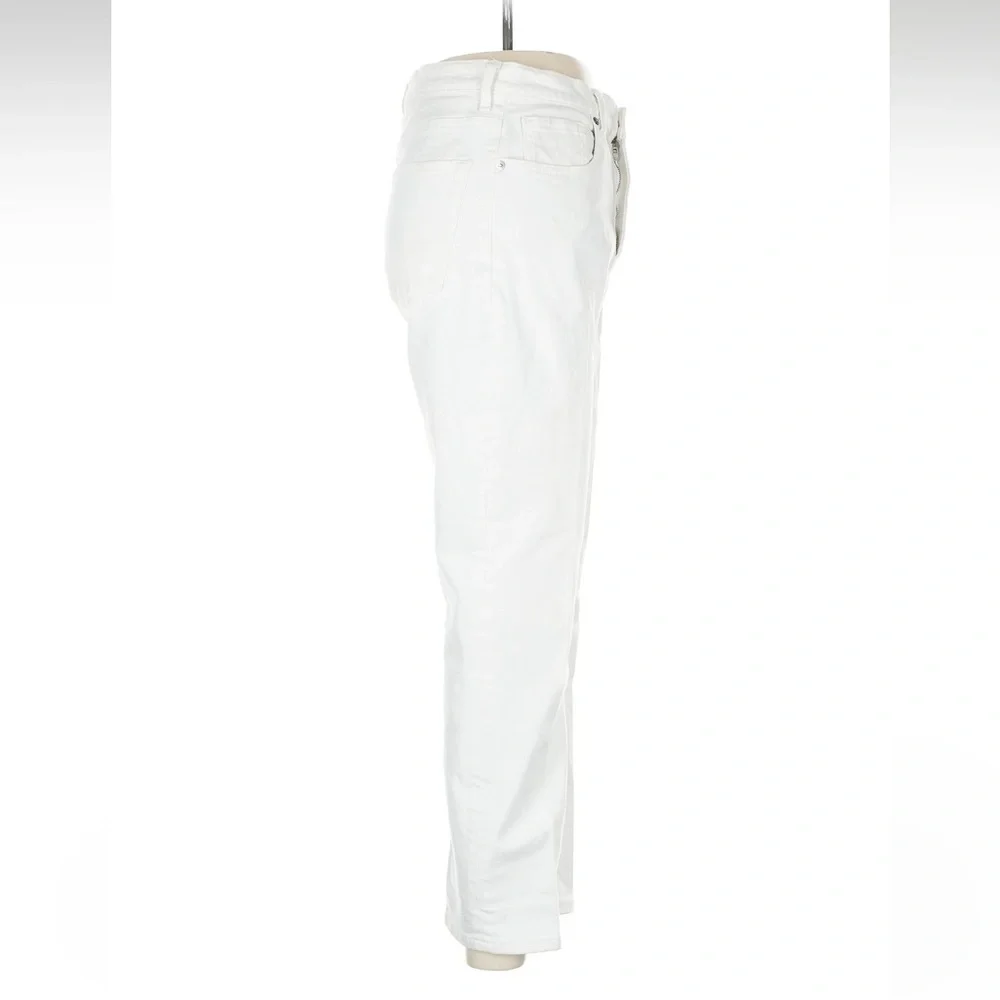 Everlane White High Rise Skinny Jeans Womens Size 29 Cropped Stretch Denim
